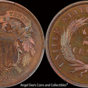 1864 Large Motto PCGS PR66RB