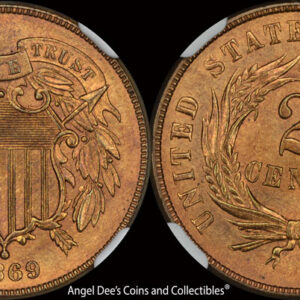 1869 NGC MS67RB