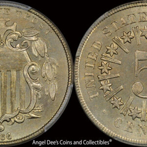 1866 With Rays PCGS MS66